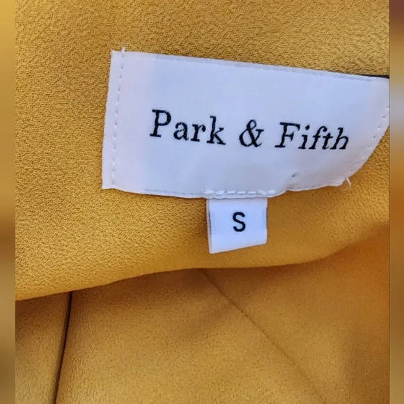 PARK & FIFTH BERKELEY MUSTARD DRESS RETAIL $195.00 SIZE SMALL - Picture 2 of 11